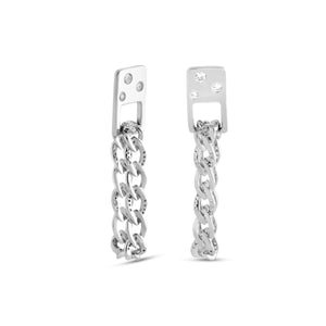 Signature chain link earrings