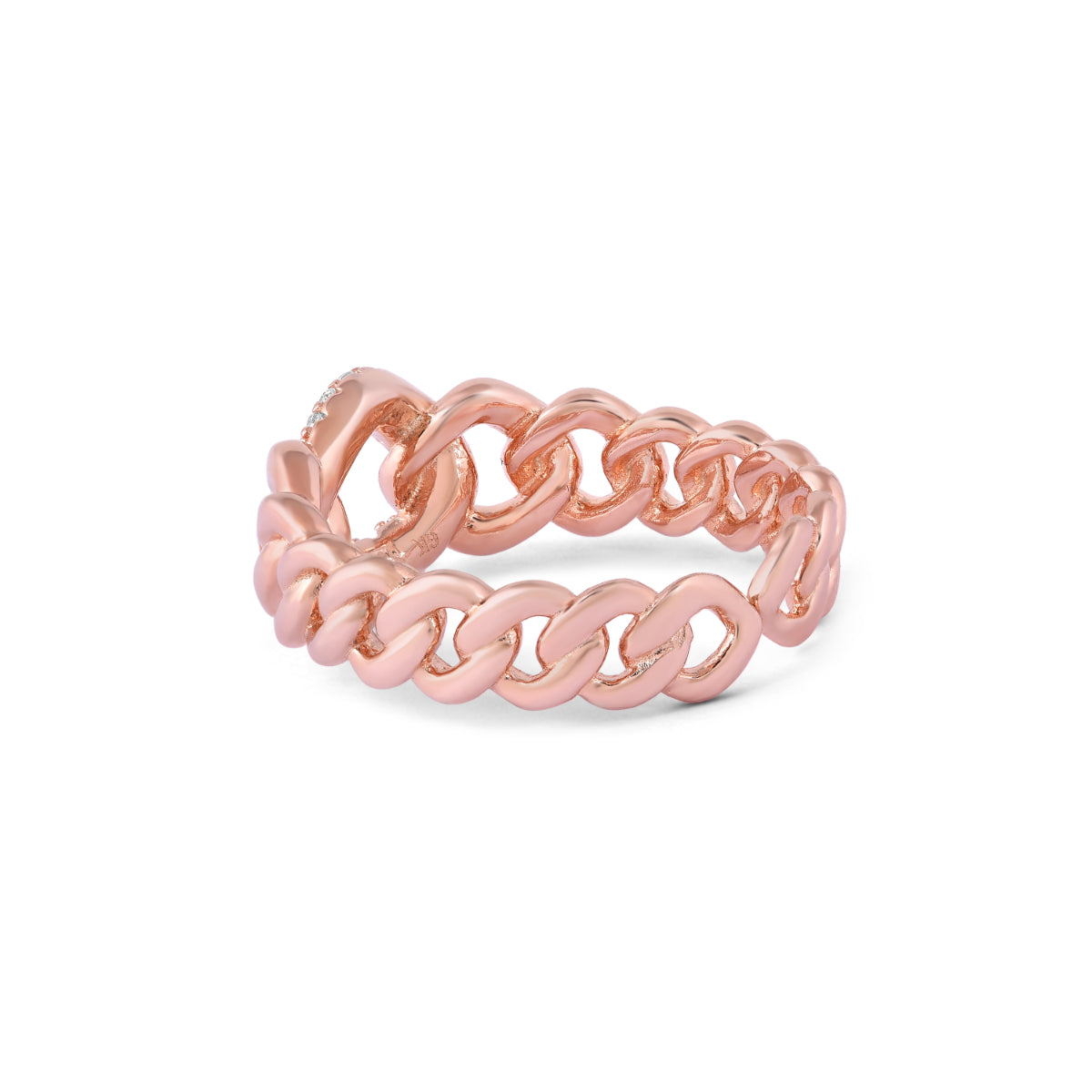 Intertwined Rose Gold Set