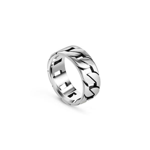 Silver Link Ring