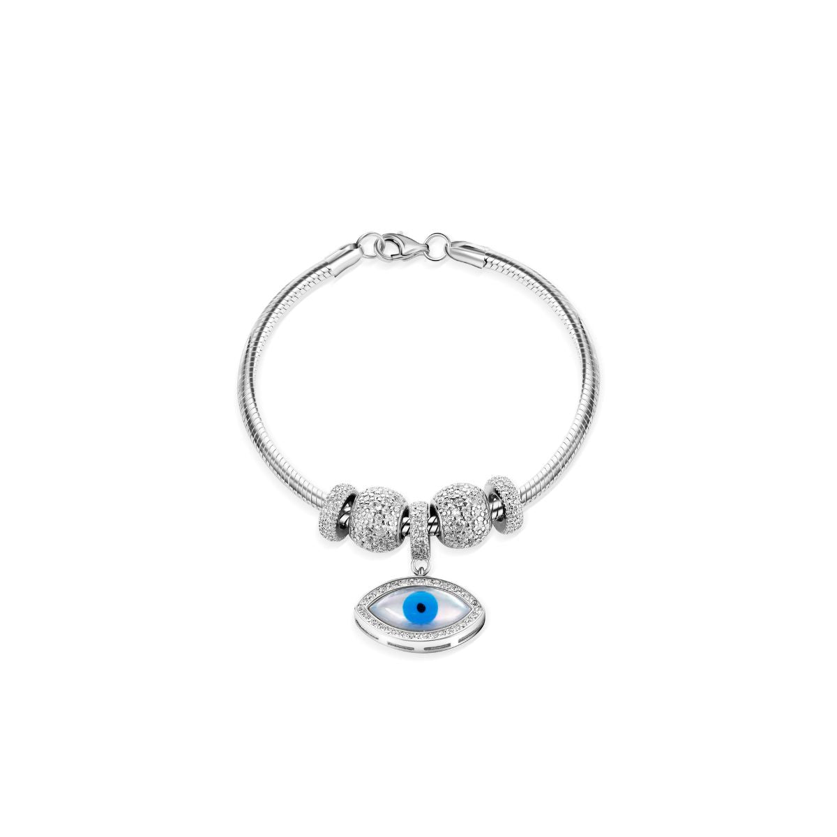 Silver Eye Bracelet